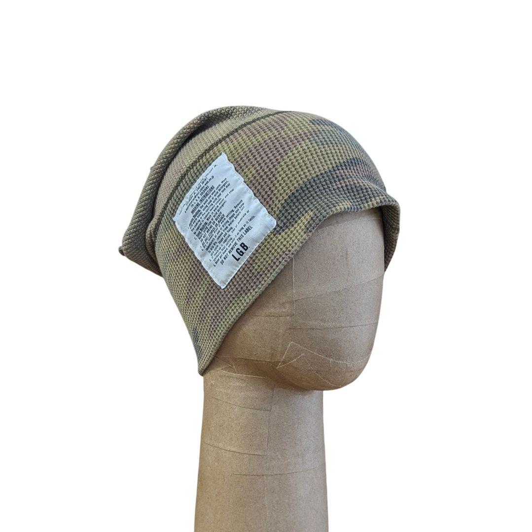 LGB ワッフル ビーニー ニット帽 美品 リバーシブル 迷彩